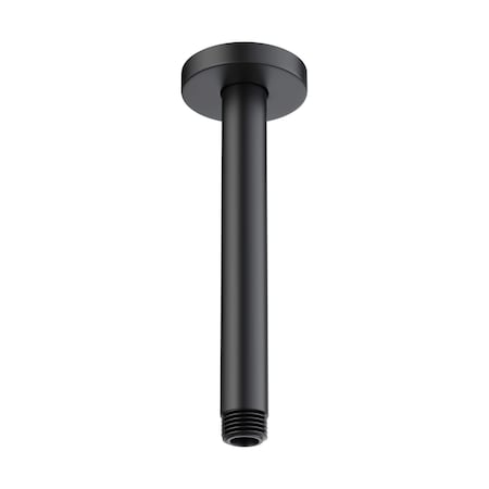 Kibi Circular 8 Ceiling Mounted Shower Arm - Matte Black SA0801MB